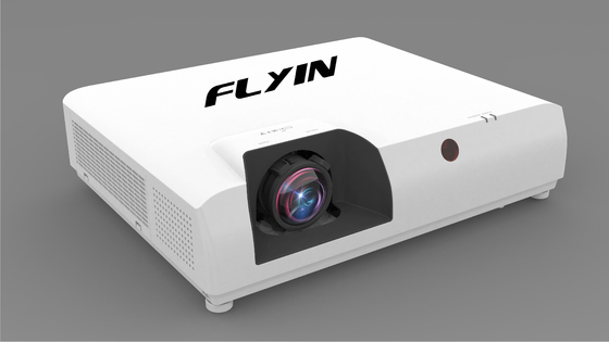 Flyin E7 4K Laser Short Throw Projector 3840x2160 3LCD 7500 ANSI Zoom kỹ thuật số cho giáo dục kinh doanh ngoài trời