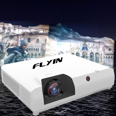Flyin E7 4K Laser Short Throw Projector 3840x2160 3LCD 7500 ANSI Zoom kỹ thuật số cho giáo dục kinh doanh ngoài trời