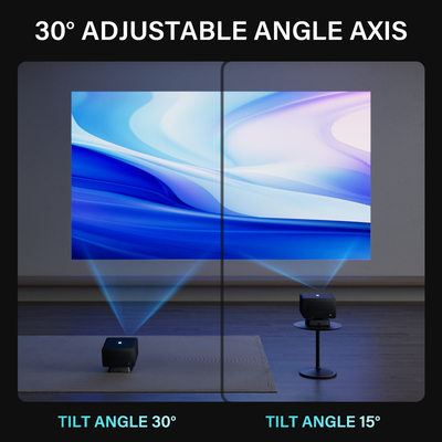 Máy chiếu rạp hát gia đình Android 11 với tỷ lệ tương phản 1000 1 và tuổi thọ đèn 30000 giờ