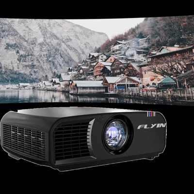 Máy chiếu 4K DLP 12000-Lumen với tầm bắn ngắn cho rạp chiếu ngoài trời lớn