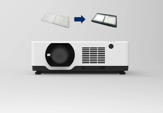 FLYIN 4K Laser 3LCD 7000 Ansi Lumens Projector 3840 * 2160 Thiết bị trình bày tại các địa điểm lớn cho ngoài trời