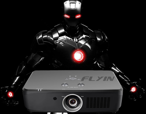 Giáo dục ngoài trời FLYIN 7100Lumens 3LCD 4K Laser Projector với độ sáng độ phân giải cao và loa tích hợp
