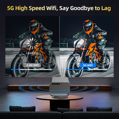 FLYIN P20 Pro 4K 350Lms 1080P Full HD Projector Auto Focus Lens LCD Lamp Android 13 Airplay Sử dụng Nhà hát gia đình di động