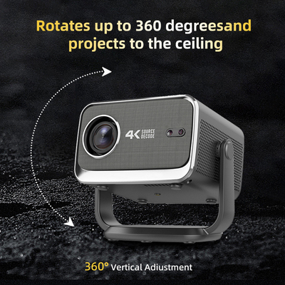 FLYIN P20 Pro 4K 350Lms 1080P Full HD Projector Auto Focus Lens LCD Lamp Android 13 Airplay Sử dụng Nhà hát gia đình di động