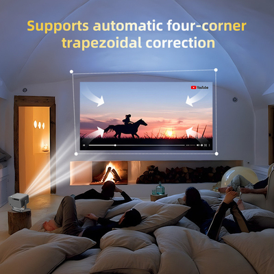 FLYIN P20 Pro 4K 350Lms 1080P Full HD Projector Auto Focus Lens LCD Lamp Android 13 Airplay Sử dụng Nhà hát gia đình di động