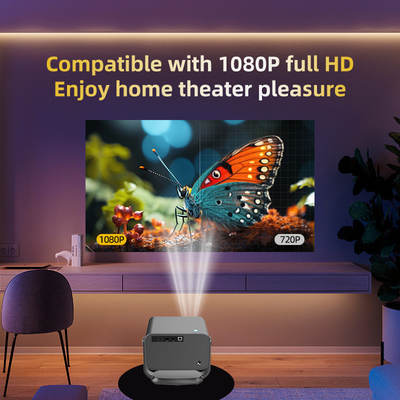FLYIN P20 Pro 4K 350Lms 1080P Full HD Projector Auto Focus Lens LCD Lamp Android 13 Airplay Sử dụng Nhà hát gia đình di động