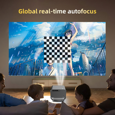 FLYIN P20 Pro 4K 350Lms 1080P Full HD Projector Auto Focus Lens LCD Lamp Android 13 Airplay Sử dụng Nhà hát gia đình di động