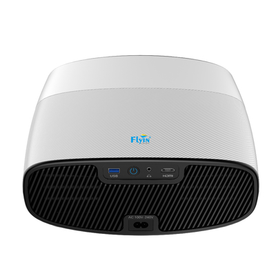 Flyin Q7 1080p Độ nét cao Nhà giải trí Nhà hát Máy chiếu LCD 2 loa Bluetooth màn hình 100 inch 2 băng tần WIFI