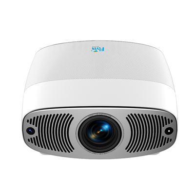 Flyin Q7 1080p Độ nét cao Nhà giải trí Nhà hát Máy chiếu LCD 2 loa Bluetooth màn hình 100 inch 2 băng tần WIFI