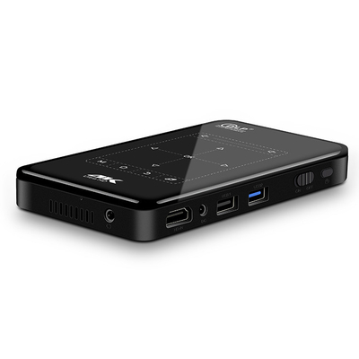 FLYIN P-09II Professional 4K Mini Projector DLP LED Lamp Projector Remote Control Stereo WiFi-Smart Home Portable Projector