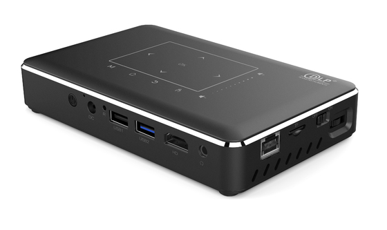 Flyin P10-II bán nóng Logo tùy chỉnh Mini 3D 4K 150 Lumens DLP 9000mAh Android 9.0 Projector