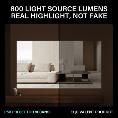 Flyin P50 Home Theater 1080P 4K Projector Allwinner H713 Projector 800 ANSI Lumens Home TV Projector