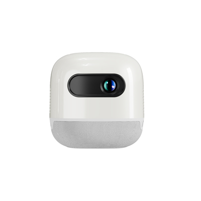 FLYIN M2 Android máy chiếu DLP hình vuông nhỏ di động với pin tích hợp máy chiếu cắm trại ngoài trời 4K