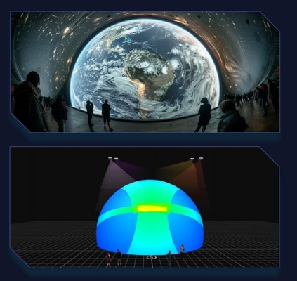 Flyin 2025 4K đa chức năng phân tán máy chủ hội tụ thiết bị chiếu cho Edge Fusion Dome 3D Mapping Immersive Room