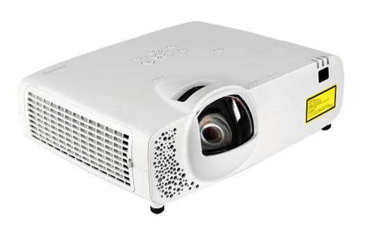 Flyin 5500 ANSI Lumens 3LCD Laser Projector Native 4K 3840x2160 Short Throw HDBaseT Giáo dục lập bản đồ 3D