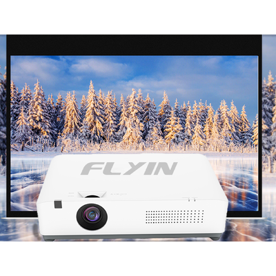 Flyin-C40W + WXGA 4200 Lumens 3LCD Laser Projector Android Smart Business Conference Classroom Educational Projector