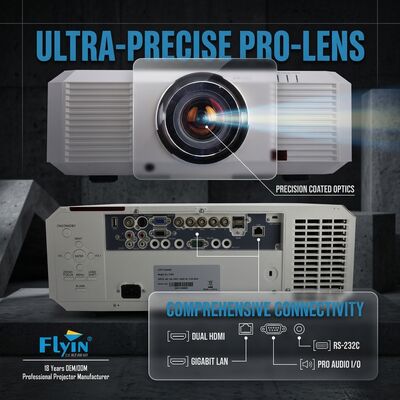 3LCD 10000 Lumens ngoài trời máy chiếu bản đồ 3D EL-705U WUXGA 1920x1200 Dự án địa điểm lớn