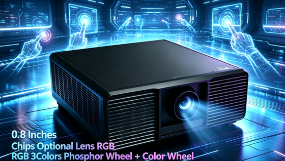 Máy chiếu laser DLP với 13,000 Lumens Độ sáng 4K tương thích cho việc sử dụng ngoài trời tại các địa điểm lớn