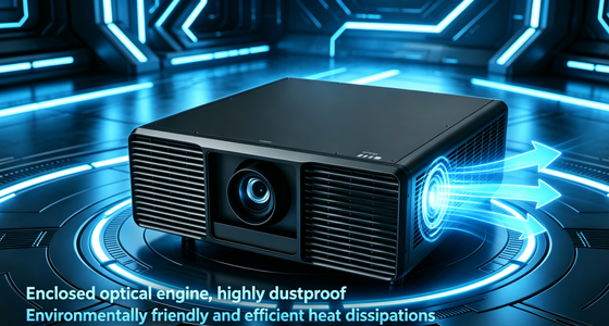 Máy chiếu laser DLP với 13,000 Lumens Độ sáng 4K tương thích cho việc sử dụng ngoài trời tại các địa điểm lớn