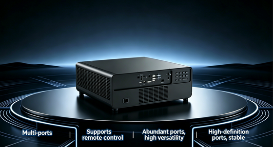 Máy chiếu laser DLP với 13,000 Lumens Độ sáng 4K tương thích cho việc sử dụng ngoài trời tại các địa điểm lớn