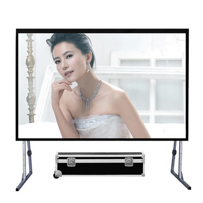 Màn hình máy chiếu gấp nhanh 72 inch Gấp lên Màu trắng mờ