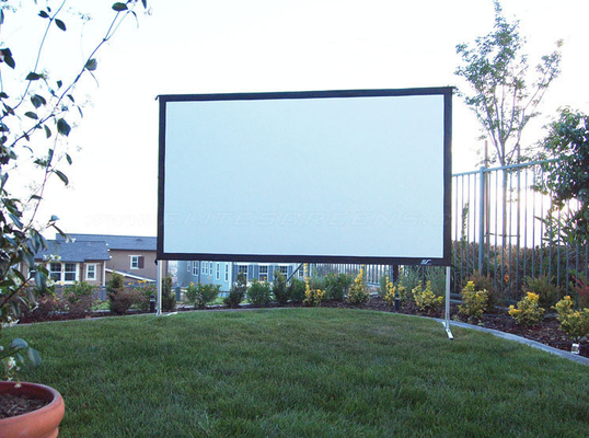 Màn hình máy chiếu có thể gập lại di động 150 inch Màu trắng bền lâu