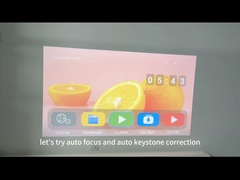 Flyin đèn LED LCD Máy chiếu Android Nhà phát thanh nổi tích hợp