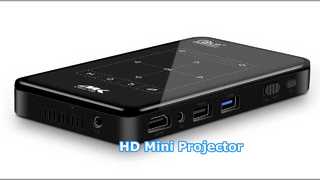 Máy chiếu mini HD 4K Mirroring DLP Home Theater